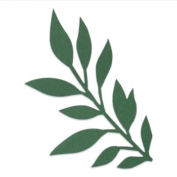 Fustella Ramoscello Sizzix Bigz Die - Gathered Leaves 664502 Foglie Raccolte