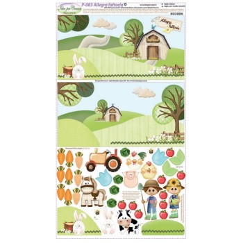 Pannello Allegra Fattoria -  Idee per Creare - Kit Libro Soft