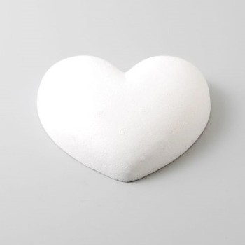 Cuore Piatto di Polistirolo 15 cm