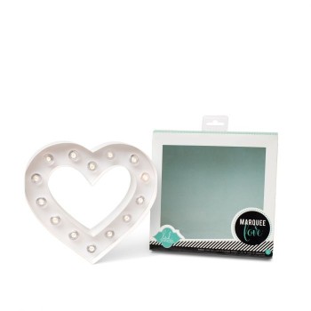 Cuore Luminoso - 22cm Decorazione Heidi Swapp • Marquee heart