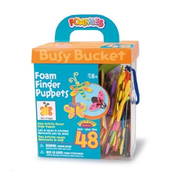 Marionette per Dita in Fommy 48 pezzi - Darice • Foamies finger puppets bugs