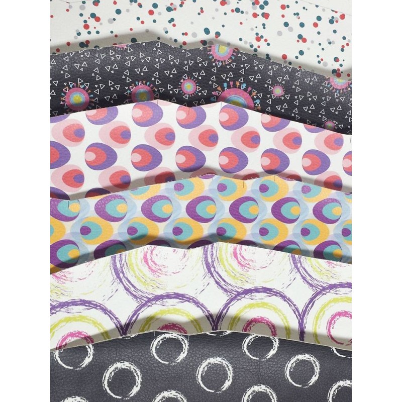 KIT POCHETTE Modello CLUTCH SQUADRATA - Tessy - Kit con Tessuto e Cartamodello