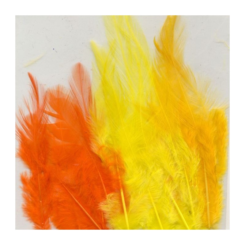 Piume Finte Colorate - 15 pezzi confezione 8,5-15cm