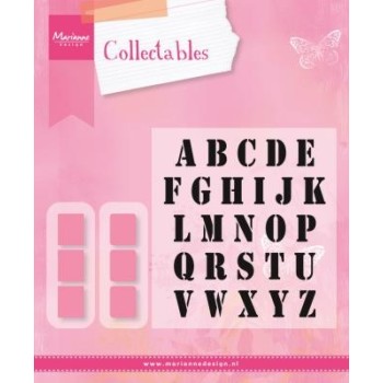 Fustelle + Timbri Alfabeto Marianne Design Collectables LOCKER ALPHABET COL1396