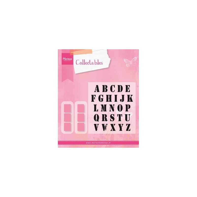 Fustelle + Timbri Alfabeto Marianne Design Collectables LOCKER ALPHABET COL1396