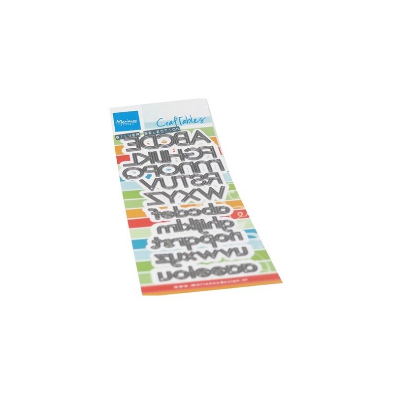 Fustella Alfabeto Marianne Design Craftables ALPHABET JOURNAL CR1513