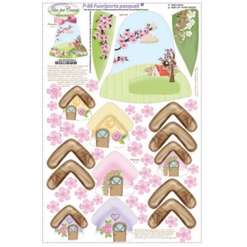 Pannello Fuoriporta Pasquali -  Idee per Creare - Pasqua P-088