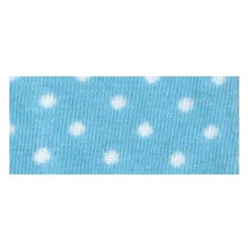 Tubolare Azzurro Pois Bianchi - 30cm x 8cm