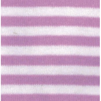 Tubolare Righe Glicine e Bianco - 30cm x 8cm