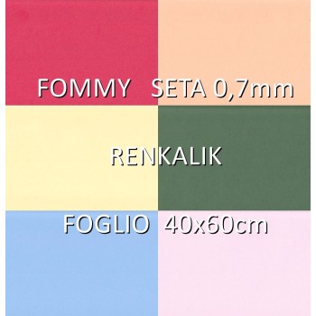 FOMMY SETA Renkalik - Gomma Crepla Setata Delicatissima - Foglio 40x60cm