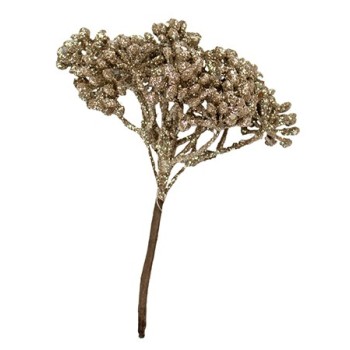 Pistilli Glitter Champagne - Botanica Renkalik - Rametto di Pistilli Finti Champagne