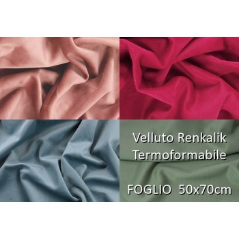 Velluto Renkalik Termoformabile - Vari Colori - 50x70cm