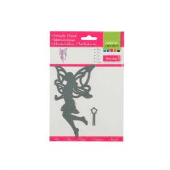 Fustella Fata - Vaessen Creative 3624-202 Fustella Fatina con Bacchetta