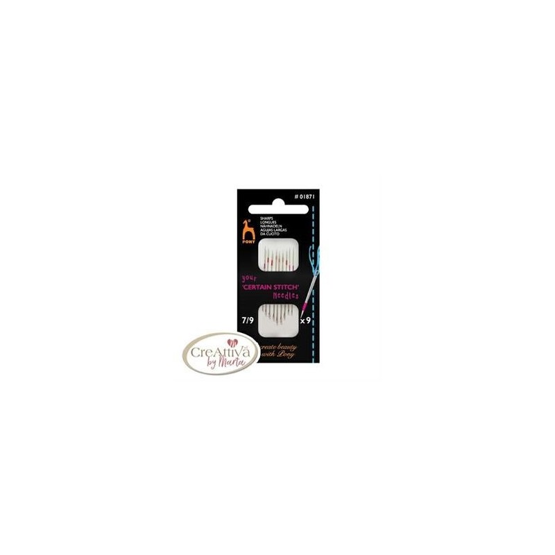 Set di 9 AGHI GUIDA per PUNTO FESTONE - 7/8/9-45X95MM - Creattiva