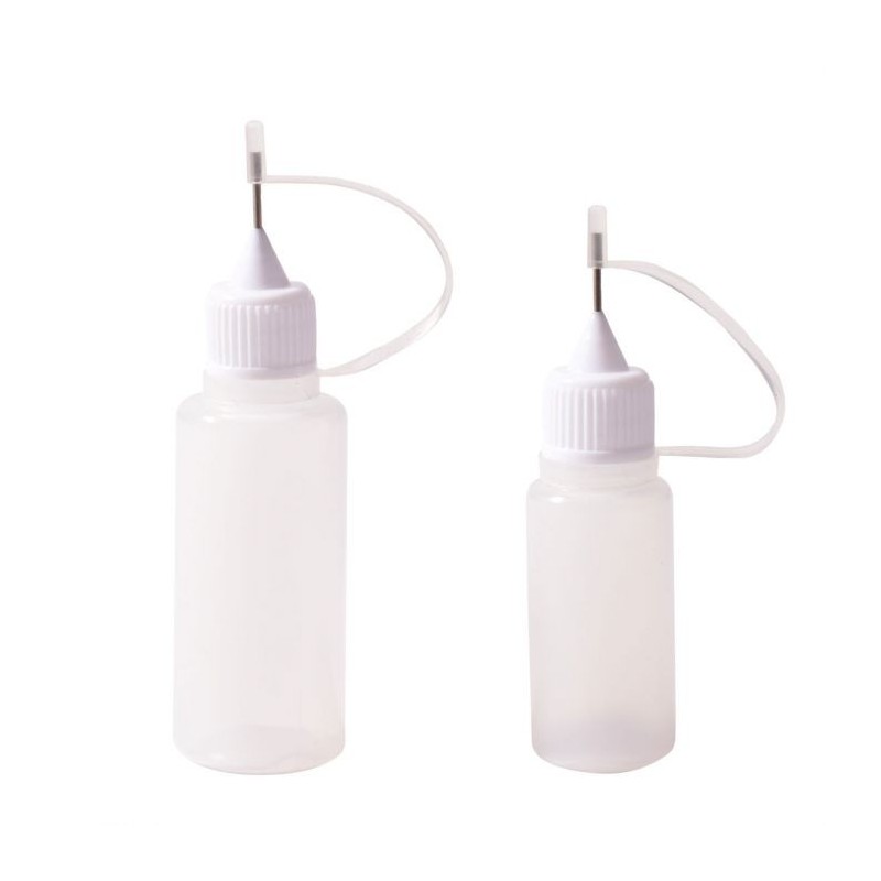 Flacone Applicatore con Punta ad Ago 2 pezzi - 10 e 20 ml