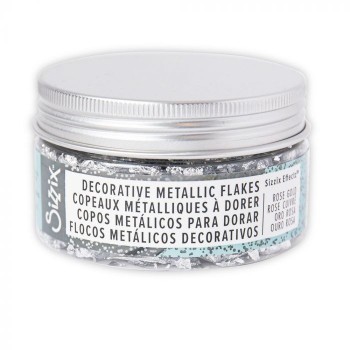 Fiocchi Metallici Decorativi Argento - Sizzix • Effectz Decorative Metallic flakes Silver 0.8g 664564