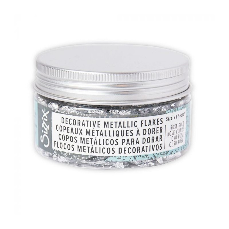 Fiocchi Metallici Decorativi Argento - Sizzix • Effectz Decorative Metallic flakes Silver 0.8g 664564