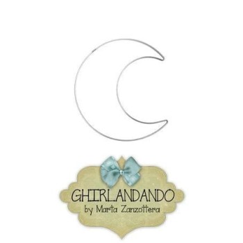 Luna di Metallo - 10.5x12cm Creattiva