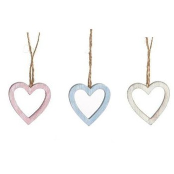 Cuore di Legno 4x4x1cm - Creattiva