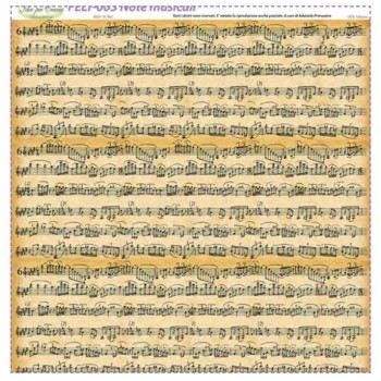 Feltro 2mm Note Musicali - Feltro Tramato di Idee Per Creare 50x50cm