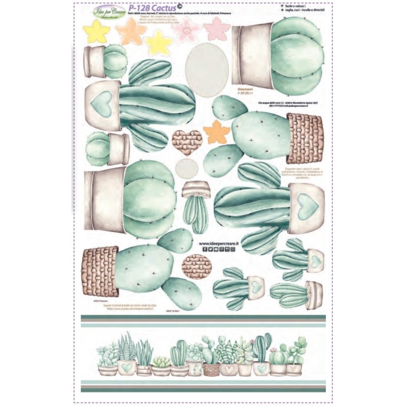 Pannello Cactus - Idee per Creare - P-128