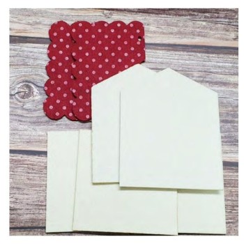 Kit Casetta in feltro 3mm - 12 x 12 x 16 cm Idee Per Creare
