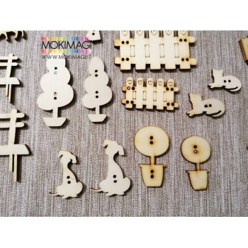 Decorazioni in Legno - Idee Per Creare - Piccoli Motivi di Legno