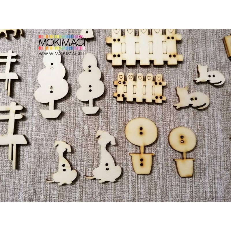 Decorazioni in Legno - Idee Per Creare - Piccoli Motivi di Legno