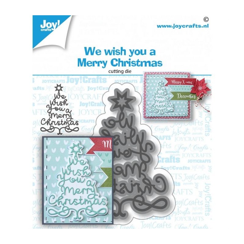 Fustella Albero di Natale Joy!Crafts WeWishYou 6002-1533