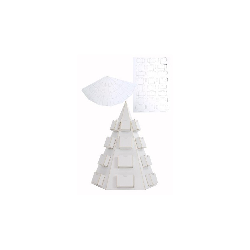 Albero Calendario Avvento - ALBERO CON 24 TASCHE (cartone 450 gr) Renkalik LEL152