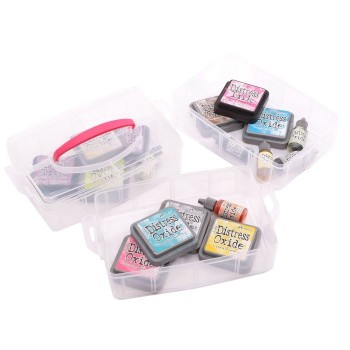 Storage Box - Scatola Porta Utensili con 24 scomparti - Vaessen Creative 22,5 x 15,5 x 18,5 cm