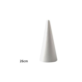 Cono di Polistirolo - 26cm Altezza