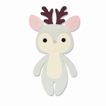 Fustella Renna - Sizzix Bigz Die - Christmas character 665347