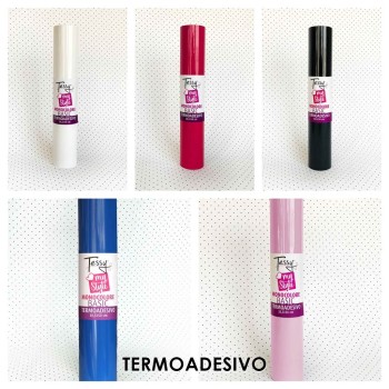 Termoadesivo Monocolore - Vinile Termico Adesivo - Foglio 30,5x50cm - TESSY
