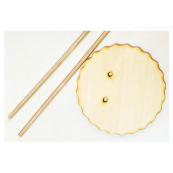 Base di Legno per Pannello Elfo - Idee per Creare - L-069