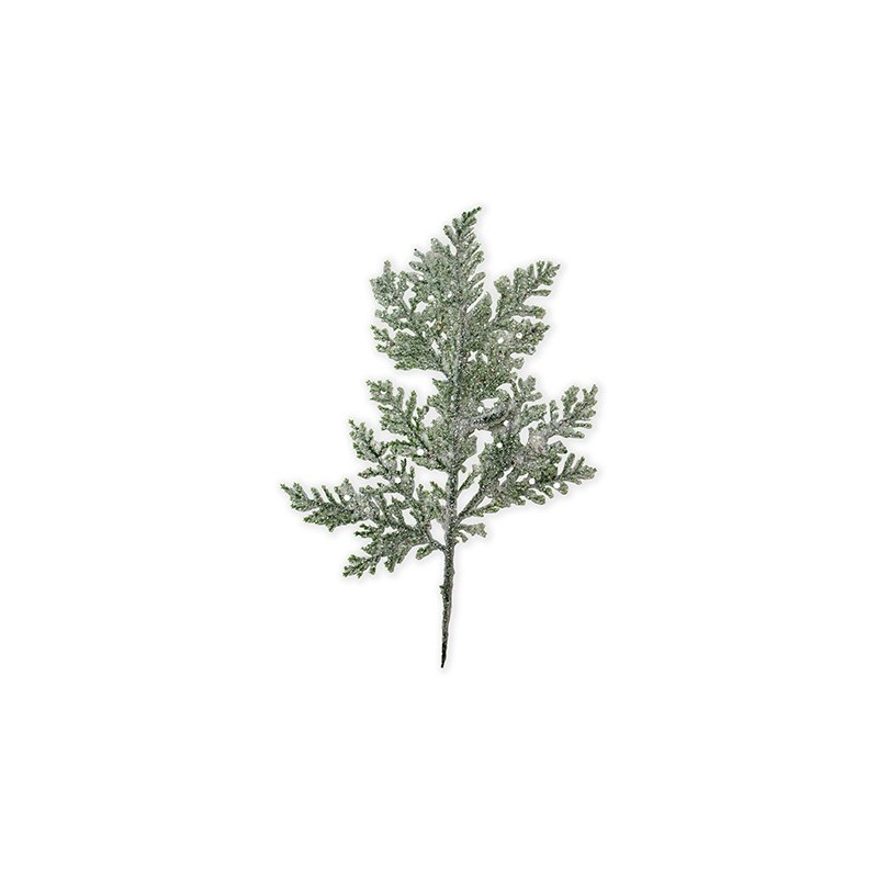 Ramo Felce Bianco Verde  22cm - Botanica Renkalik