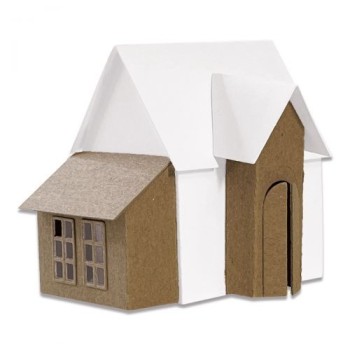 Collezione 87 Fustelle Casette Villaggio - Sizzix Thinlits Dies Village Collection by Tim Holtz 665564
