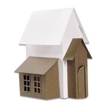 Collezione 87 Fustelle Casette Villaggio - Sizzix Thinlits Dies Village Collection by Tim Holtz 665564