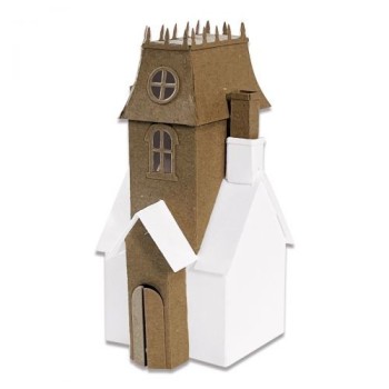 Collezione 87 Fustelle Casette Villaggio - Sizzix Thinlits Dies Village Collection by Tim Holtz 665564