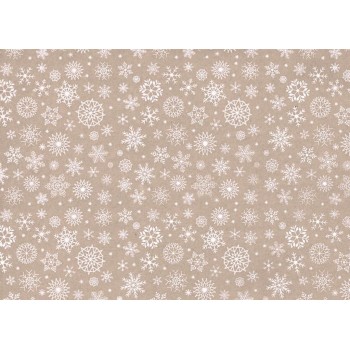 Pannolenci Fiocchi di Neve Tramato Natale - 30x40cm 1mm
