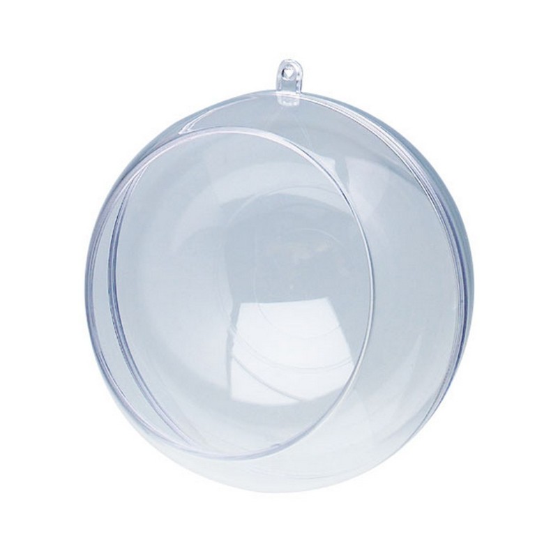 Sfera 12cm Trasparente con Apertura - Sfera Apribile Diametro 12cm STAFIL