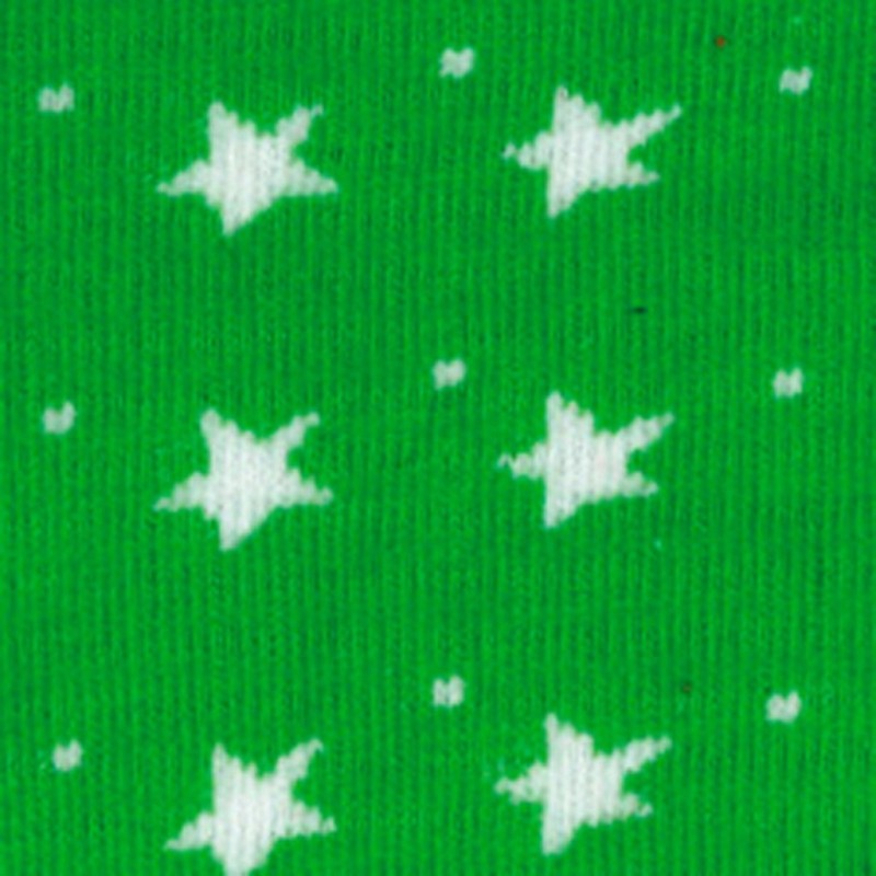 Tubolare Stelle Verde e Bianco - 30x8cm