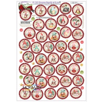 Pannello Gnome Family - Idee per Creare - P-132 Pannello Sfere Gnomi