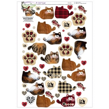 Pannello CAT - Idee per Creare - P-157 Pannello Gatti Appendini Decorazioni