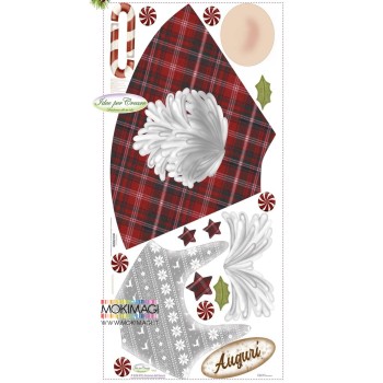 Pannello Gnomi Del Bosco XXL - Idee per Creare - P-039XXL Gnomo Alto 90cm