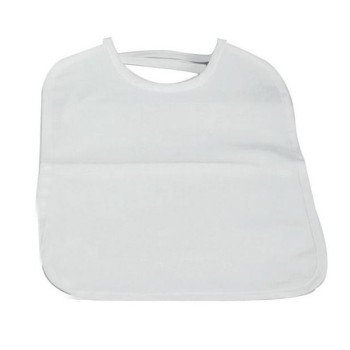 Bavaglino Bianco in Cotone - 25cm Stafil