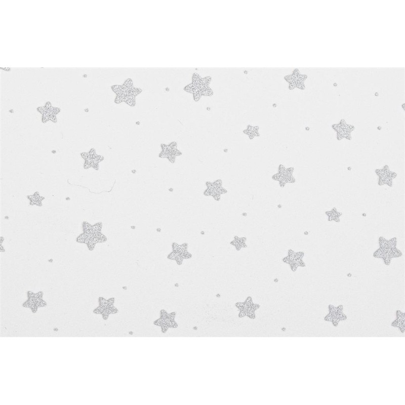 Gomma Crepla Stelline - 2mm - Foglio 40x60cm Fommy Stampato Stelle Stafil