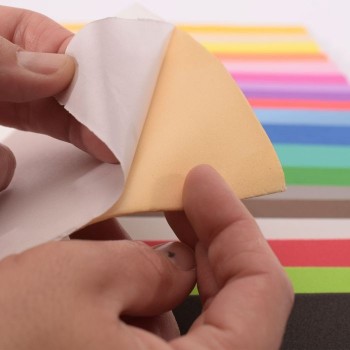 Gomma Crepla Adesiva 2mm Colori Misti - 20 Fogli A5 Multipack