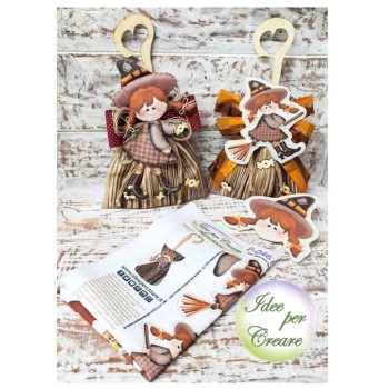 Pannello Non Solo Carbobe Idee per Creare - Kit Cucito Creativo P-046 Befana