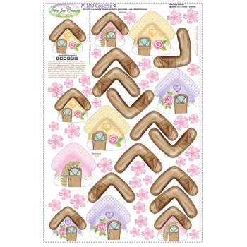 Pannello Casette -  Idee per Creare - Casette Primaverili P-100